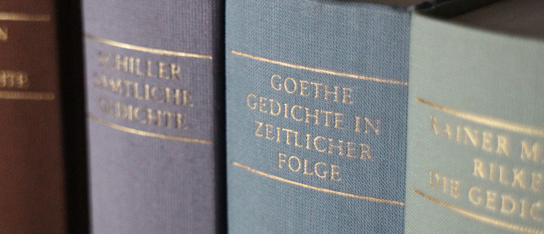 Schiller und Goethe Bücher / Foto: Larissa Vassilian